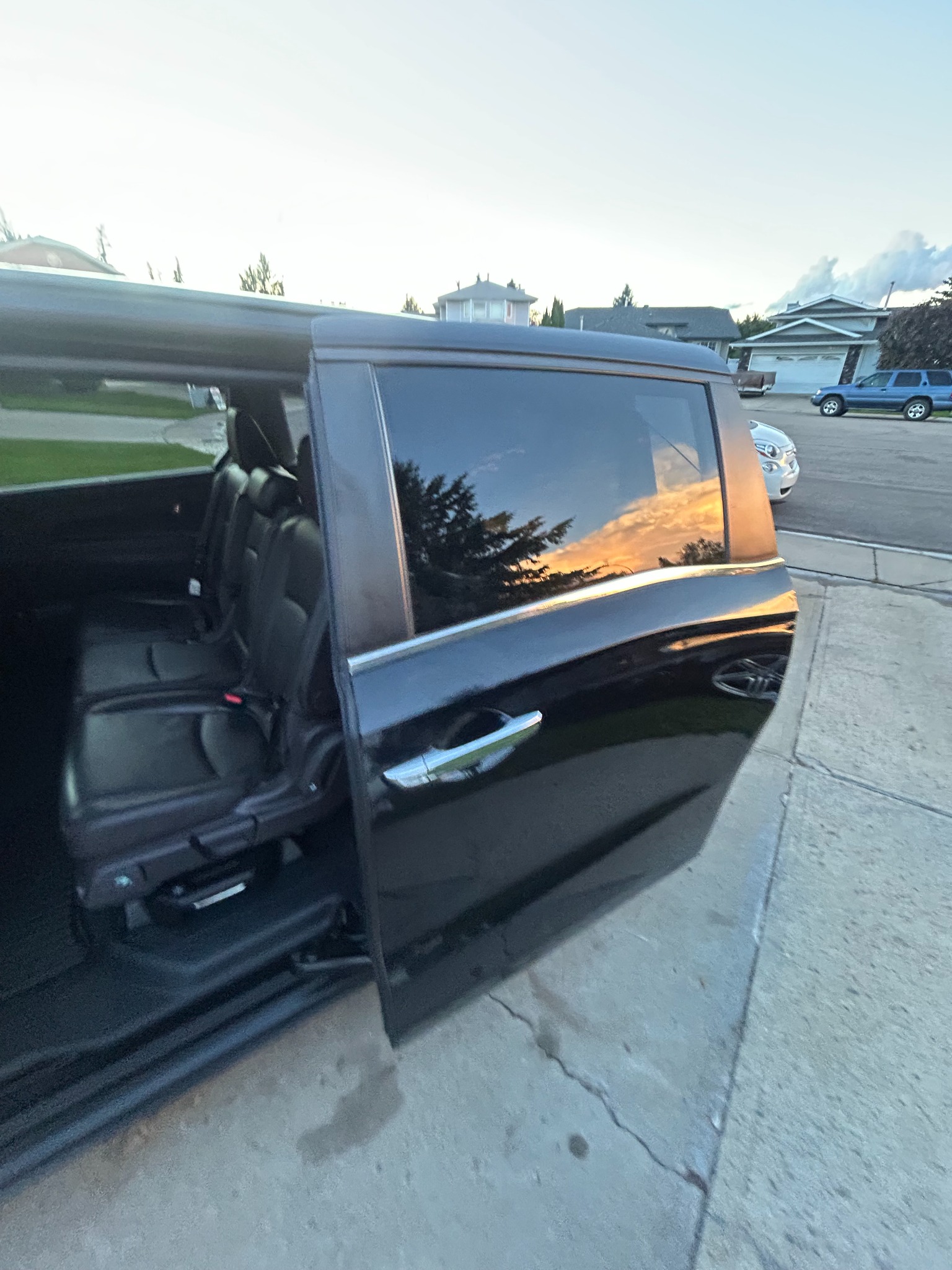 Honda Odyssey second row after detail