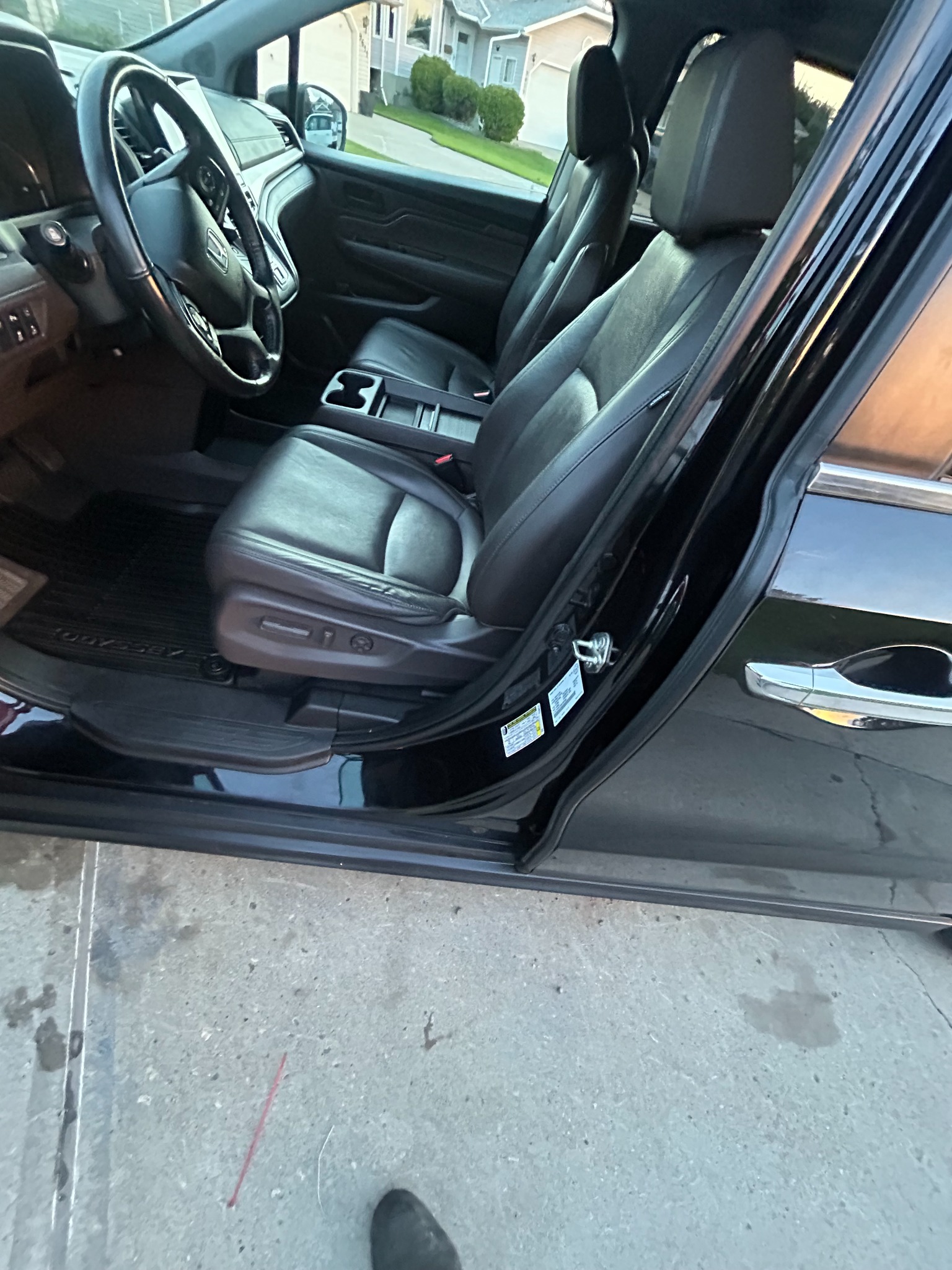 Honda Odyssey rear seating after detail