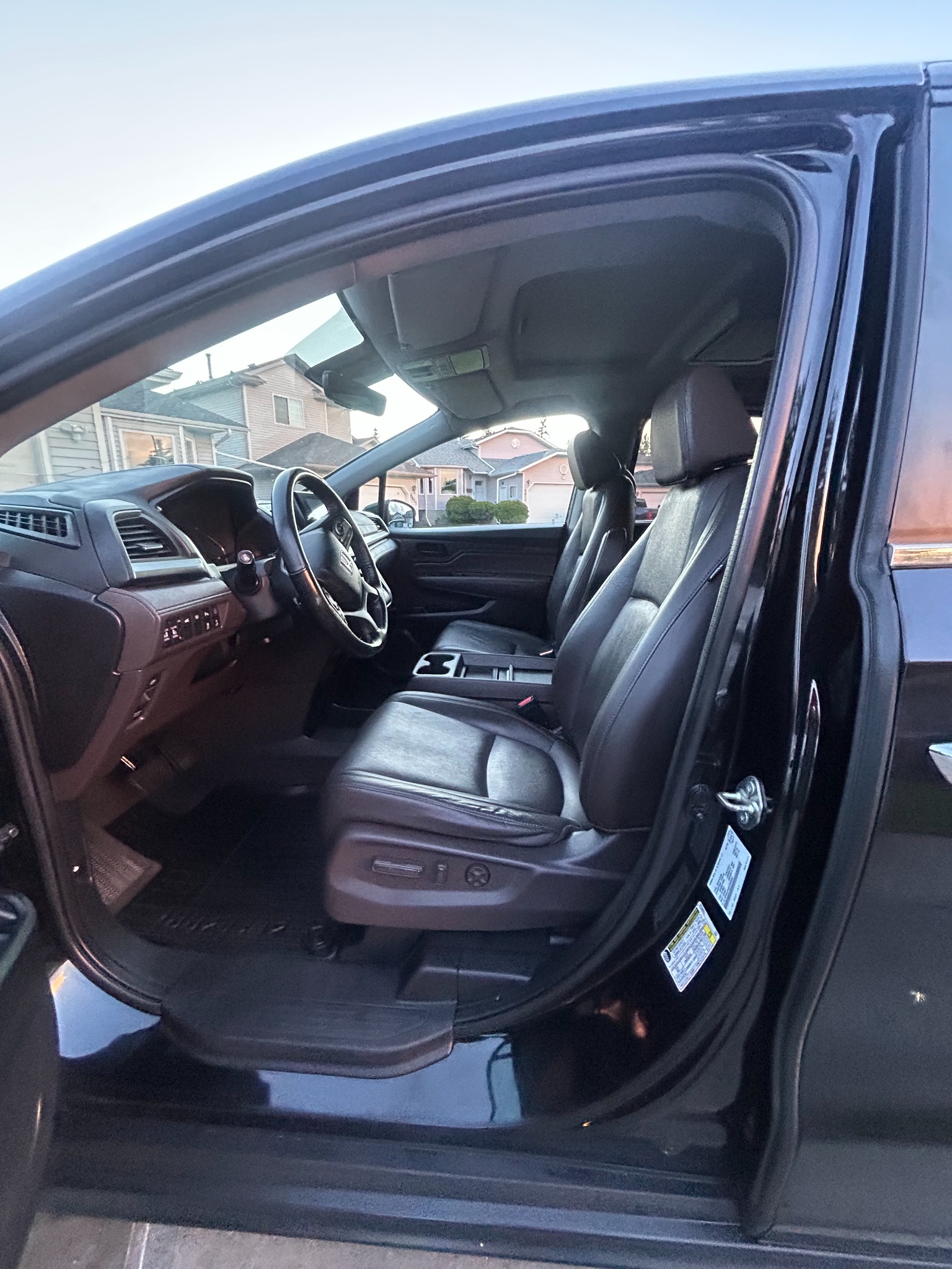 Honda Odyssey cargo area after detail