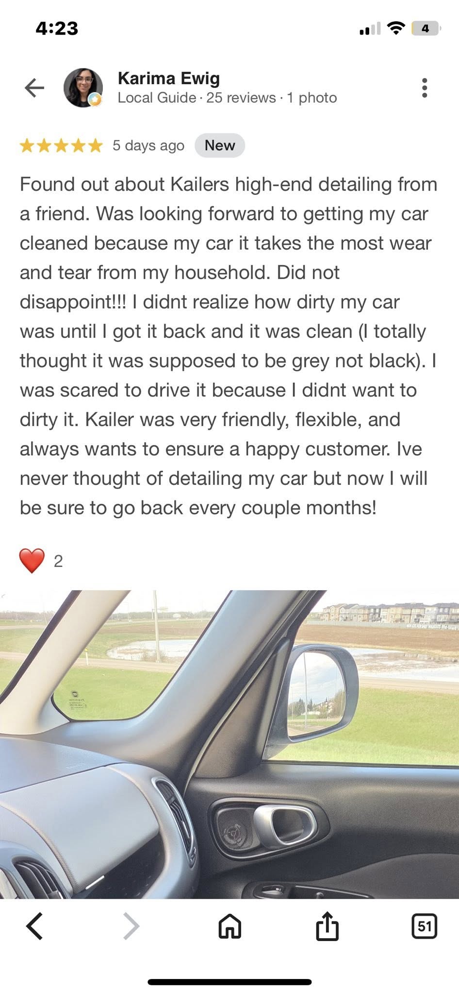 Google Review Screenshot