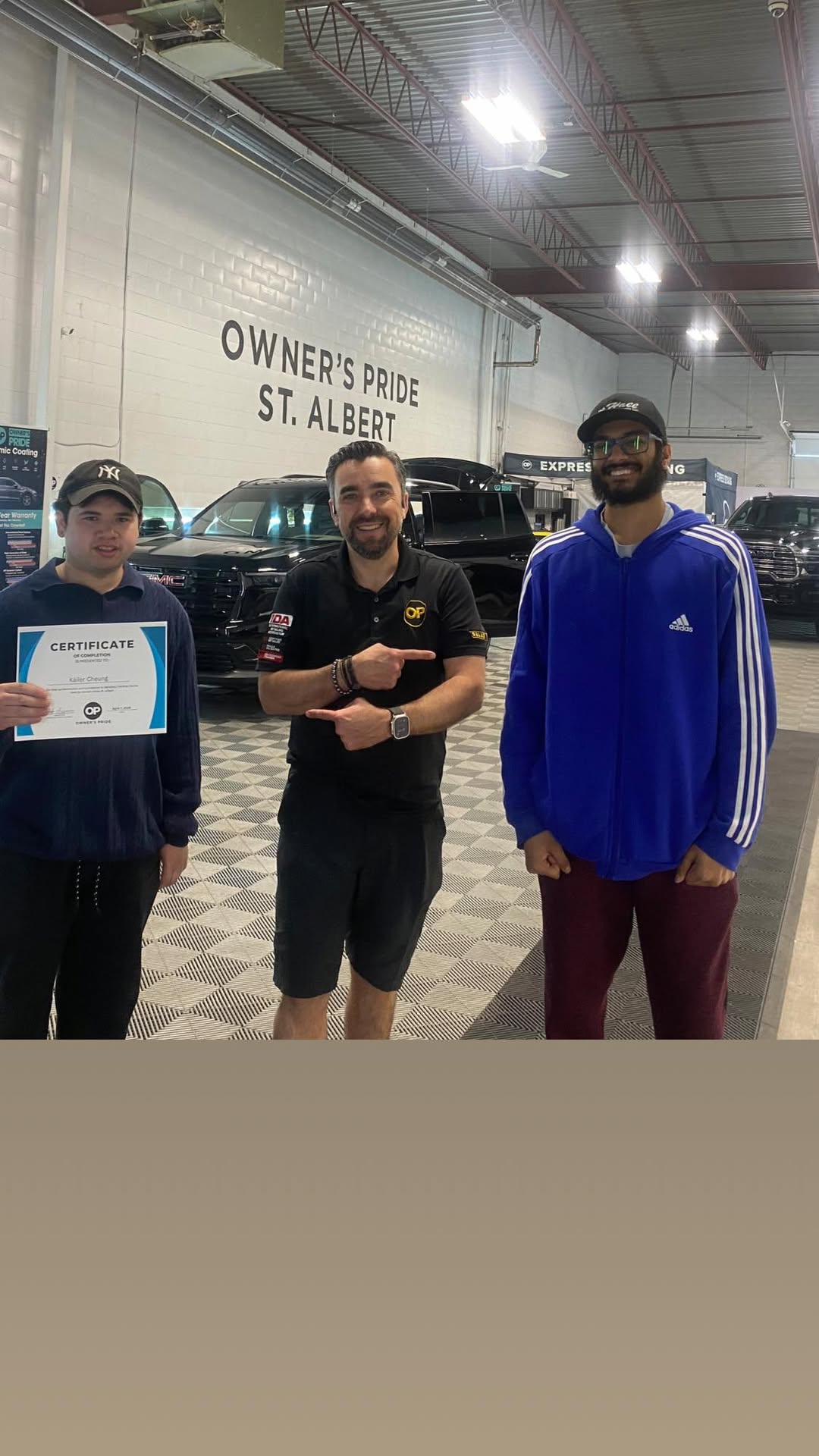 Owner's Pride Training